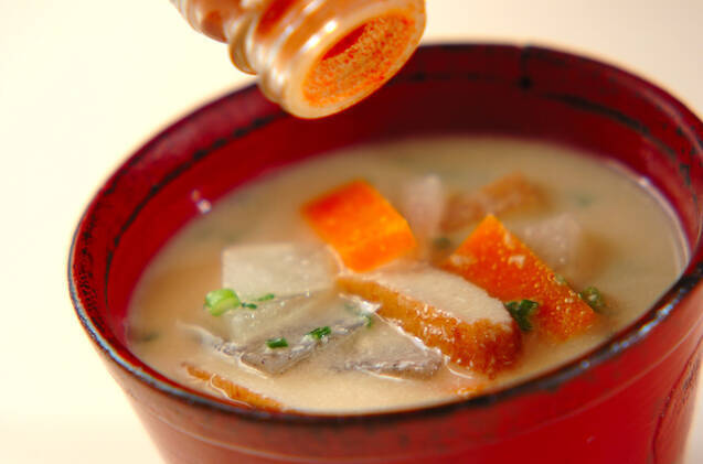 平天入り粕汁の作り方の手順8