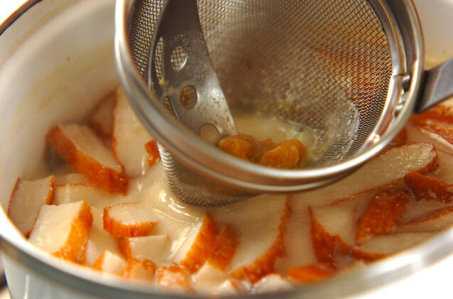 平天入り粕汁の作り方の手順7