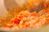 あめ色玉ネギ入りトマトの冷製パスタの作り方3