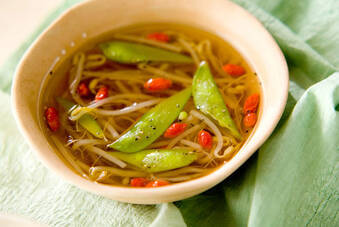 モヤシの中華スープ