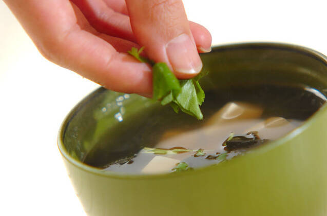 ささ身と豆腐のお吸い物の作り方の手順5