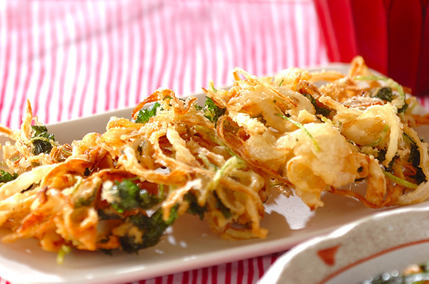 甘酢ショウガのかき揚げ