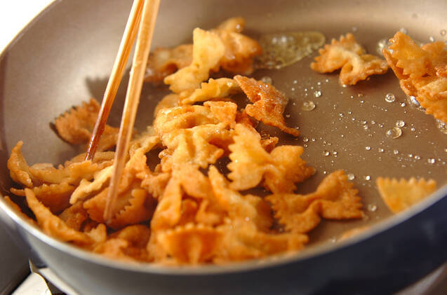 かりんかりんパスタの作り方の手順4