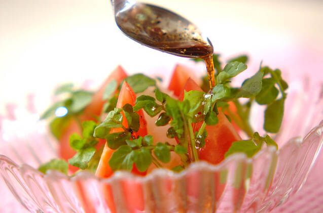 トマトとクレソンのサラダの作り方の手順5