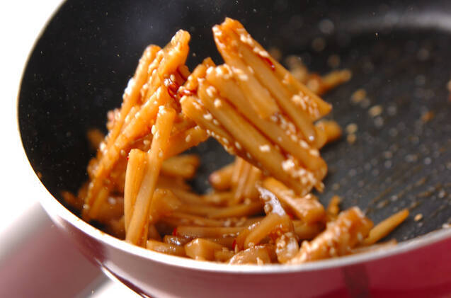 レンコンのきんぴらの作り方の手順3