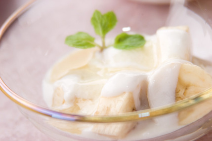 バナナヨーグルト