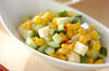 コーンとチーズのイタリアンサラダ