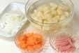 シンプルポテトサラダの下準備1