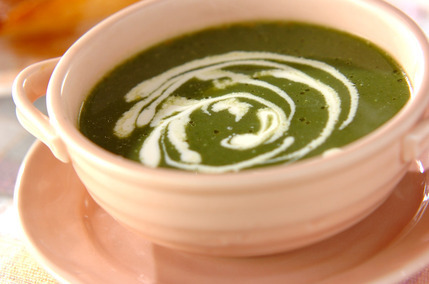 ホウレン草のポタージュ