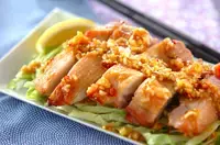 鶏もも肉の塩焼き