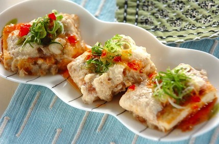 豆腐のトロロ焼き