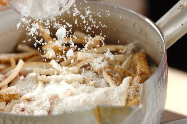 甘辛こってり 鯛のアラ炊きの作り方の手順4