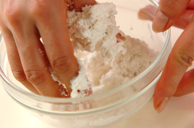 桃缶と白玉団子の作り方の手順2