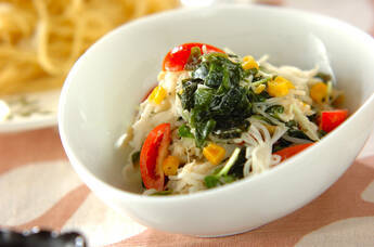 具だくさん!塩もみ大根とホタテの混ぜまぜサラダ