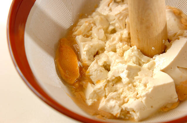 菊菜の白和えの作り方の手順9