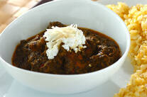 たっぷりホウレン草のカレー