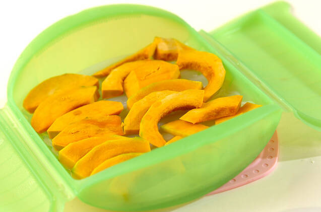 パンプキンプディングの作り方の手順1