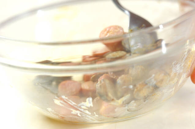 輪切りゴボウのカレーマヨ和えの作り方の手順5