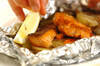 甘塩鮭のホイル焼きの作り方の手順8