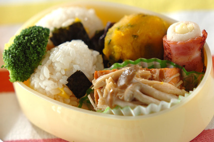 マヨネーズを使って簡単ムニエルお弁当♪