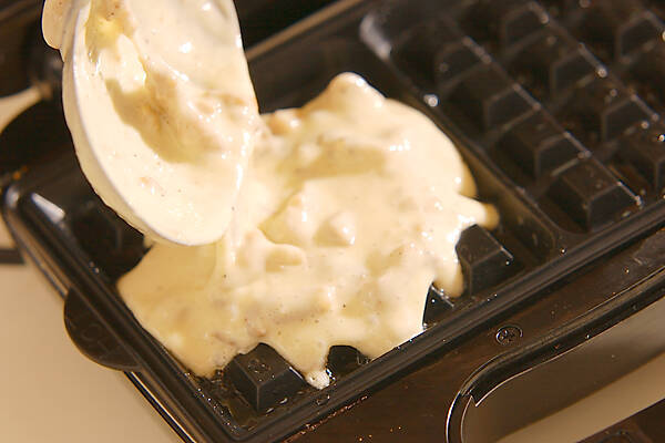 チキンワッフルの作り方の手順9