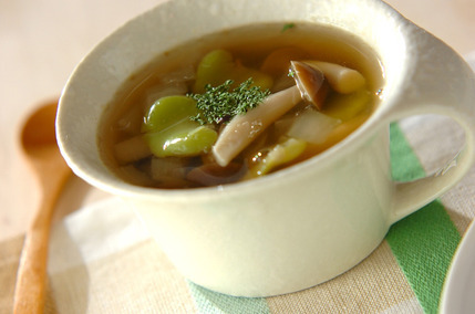 ソラ豆のスープ