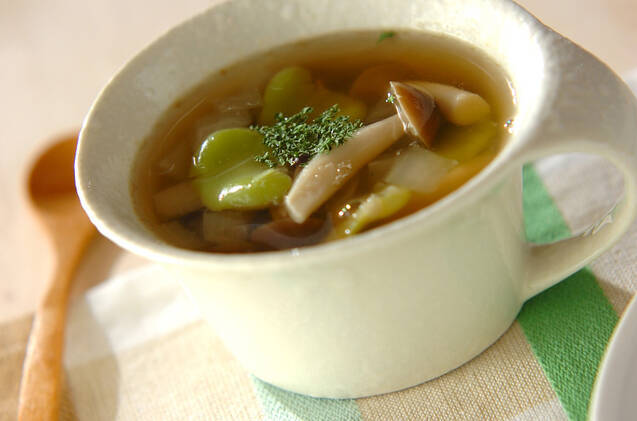 ソラ豆のスープ