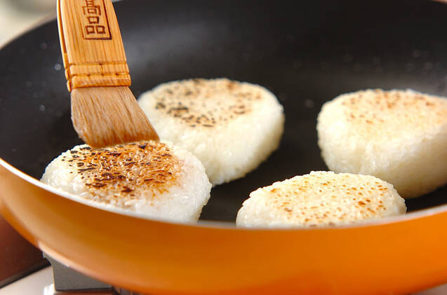 焼きおにぎりの作り方の手順3