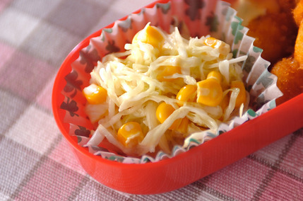キャベツとコーンのコールスロー