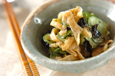 クラゲとキュウリのマヨ和え 副菜 レシピ 作り方 E レシピ 料理のプロが作る簡単レシピ