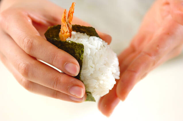 天むすの作り方の手順2