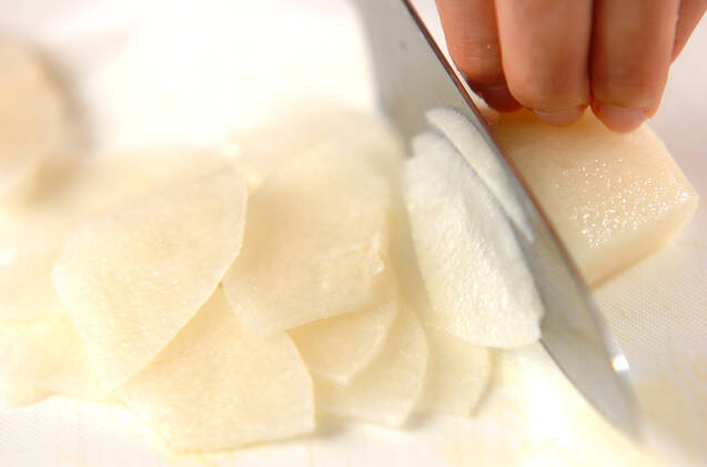 梨とチーズのサラダの作り方の手順1