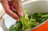 小松菜の甘酢和えの作り方3