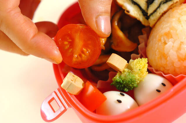 簡単♪ポークカチャトラ弁当の作り方の手順7