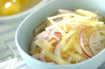 シャキシャキジャガ素麺