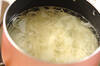 シャキシャキジャガ素麺の作り方の手順3