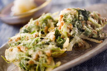 納豆を簡単アレンジ かき揚げに by保田 美幸さん