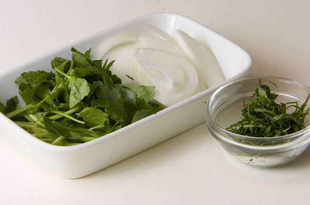 納豆を簡単アレンジ かき揚げに by保田 美幸さんの作り方の手順1