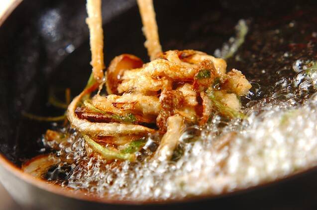 キノコのかき揚げの作り方の手順5