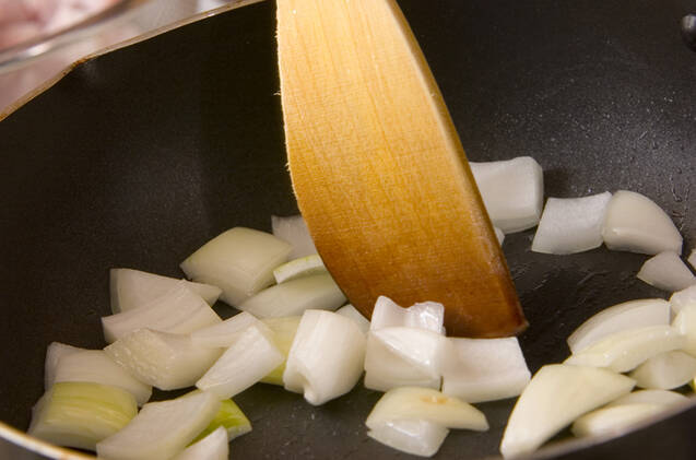 油揚げの肉詰めの作り方の手順1