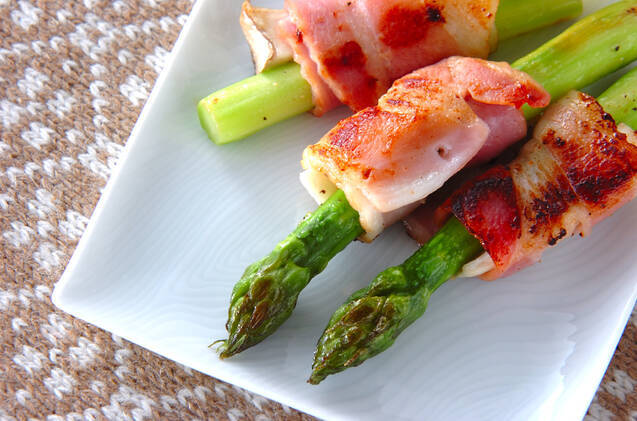 ベーコンのアスパラ巻き