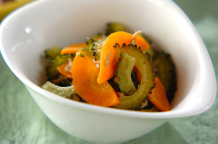 ゴーヤとツナのエスニック炒め