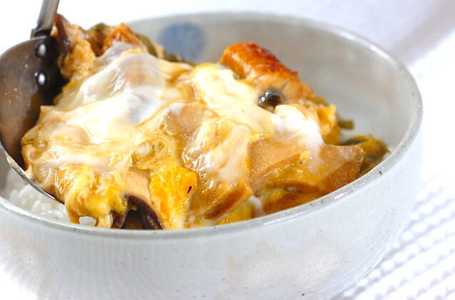 ウナ卵丼の作り方の手順8