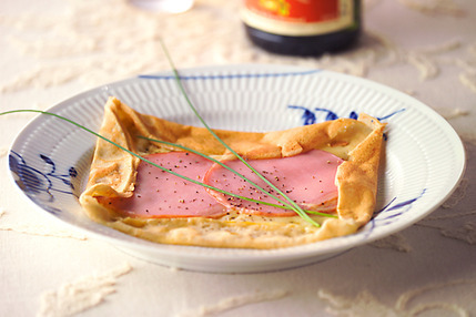 そば粉のガレット（クレープ）