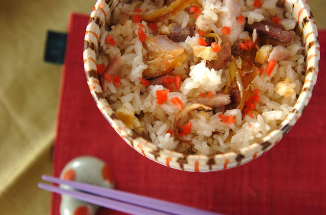 アジのショウガご飯