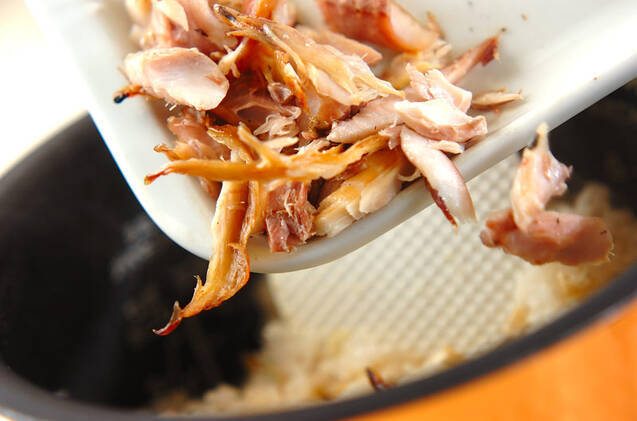 アジのショウガご飯の作り方の手順8