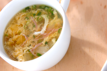 ハムのかきたま汁
