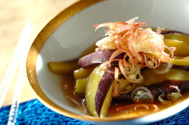 ナスのあんかけ