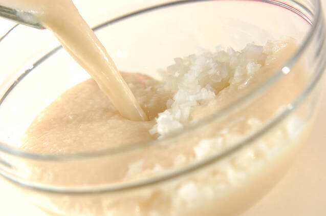 新玉ネギのドレッシングの作り方の手順3