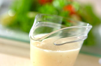 新玉ネギのドレッシング